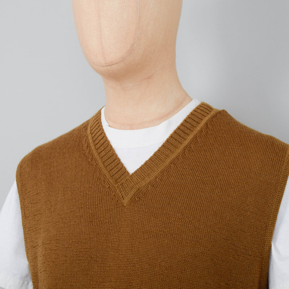 MHL Sports Slipover Virgin Wool - Ochre/Black