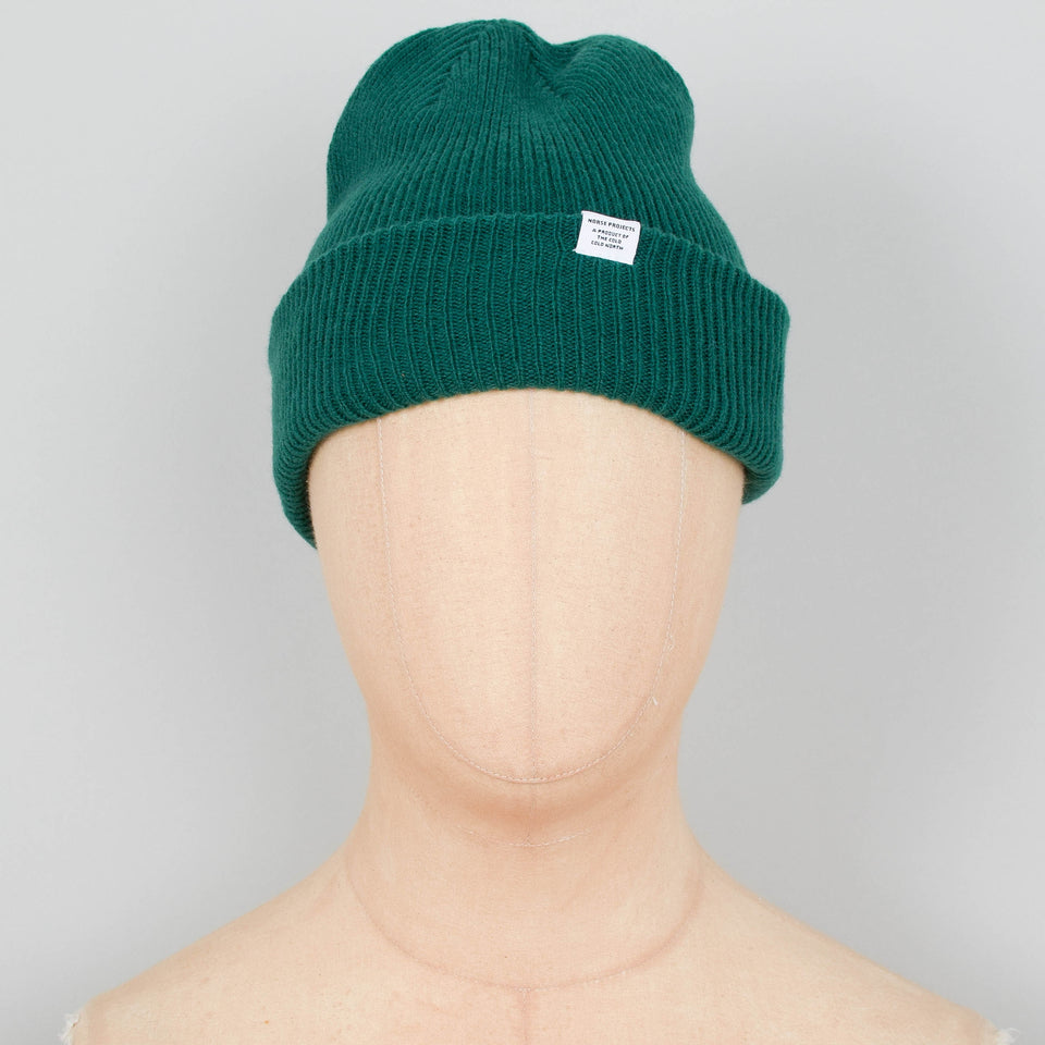Norse Projects Beanie - Bottle Green