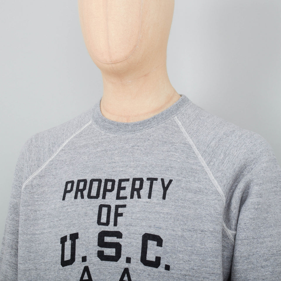 OrSlow Vintage Crew Neck Sweatshirt - Heather Grey