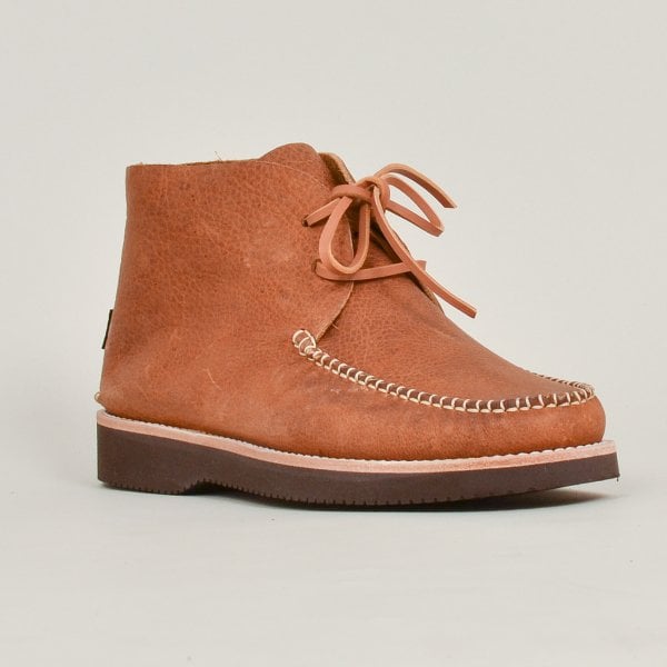 Yogi Lucas Moccasin Boot Tumbled Leather Tan