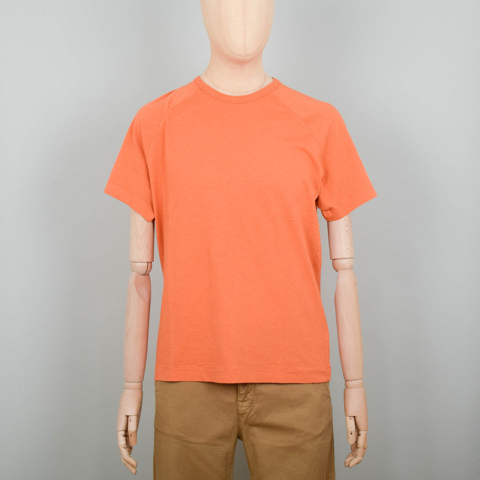 YMC Television Raglan T-Shirt - Orange