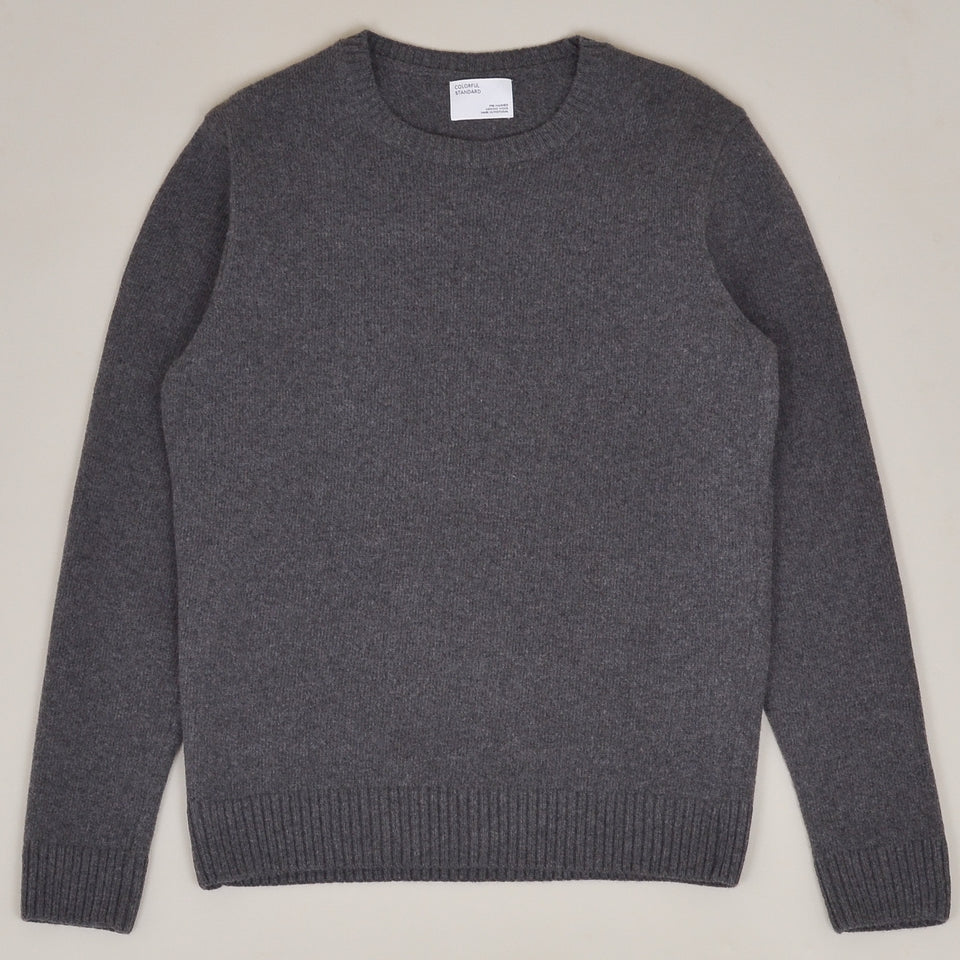 Colorful Standard Classic Merino Wool Crew - Lava Grey