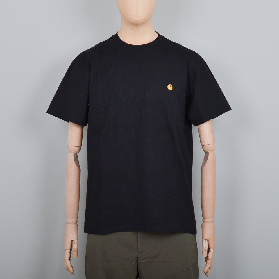 Carhartt WIP S/S Chase T-Shirt - Black / Gold