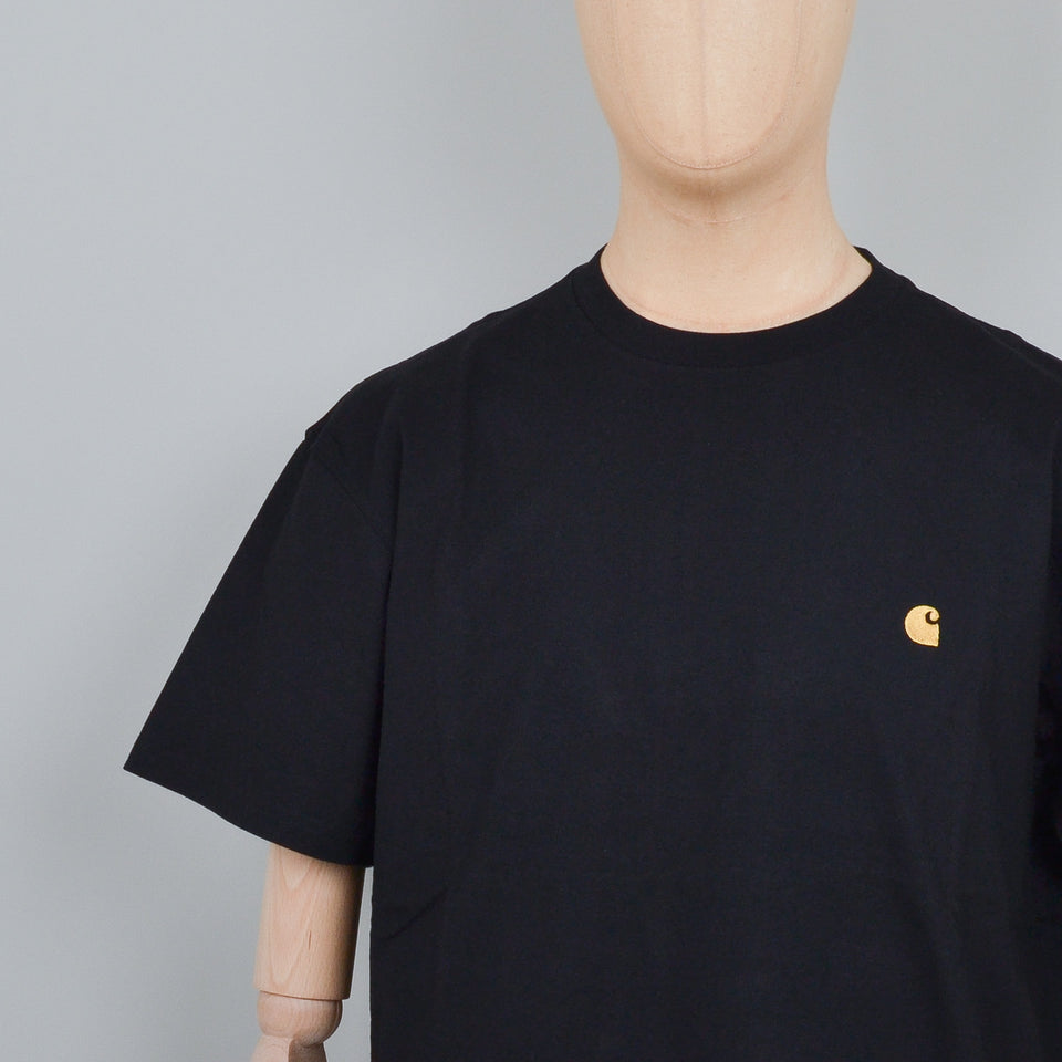Carhartt WIP S/S Chase T-Shirt - Black / Gold