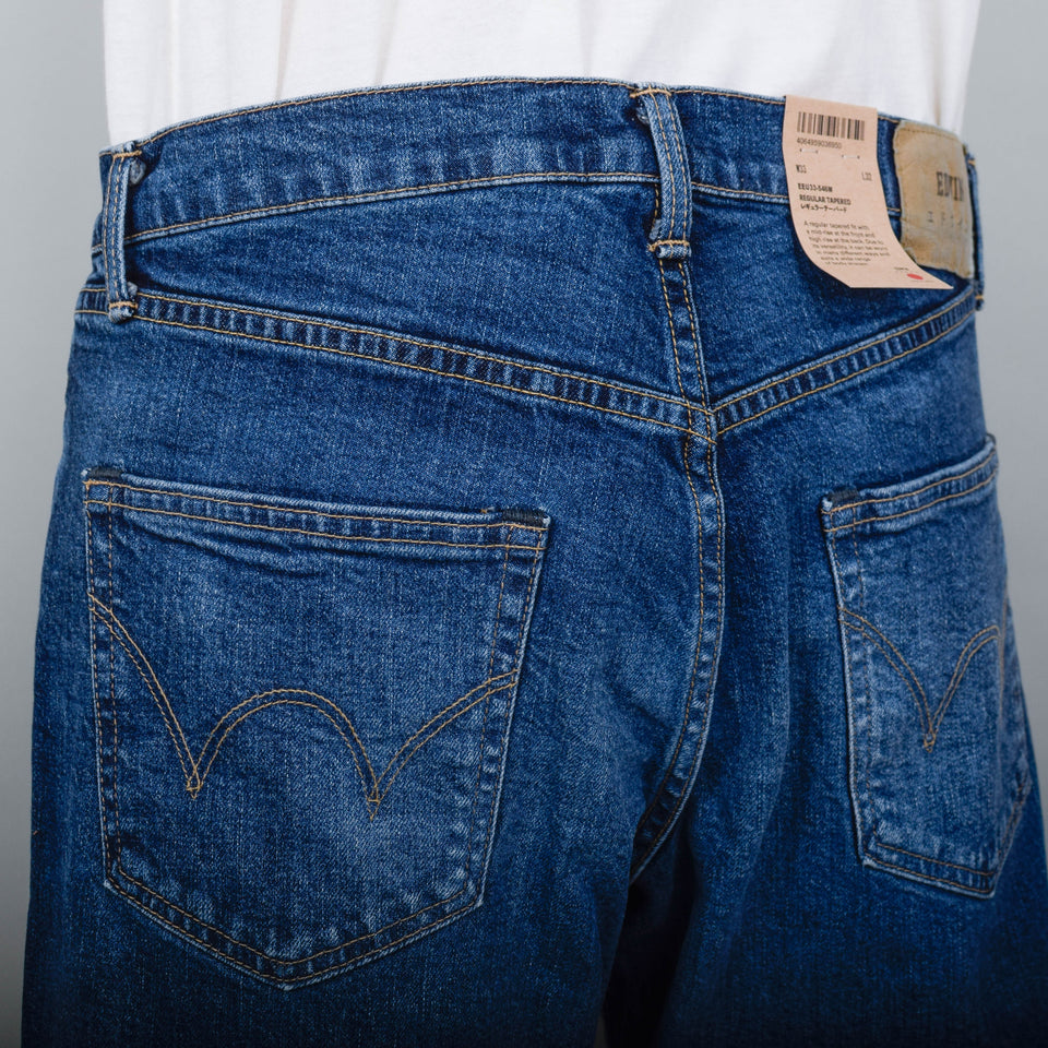 Edwin Regular Tapered - Blue Mid Dark Used 2