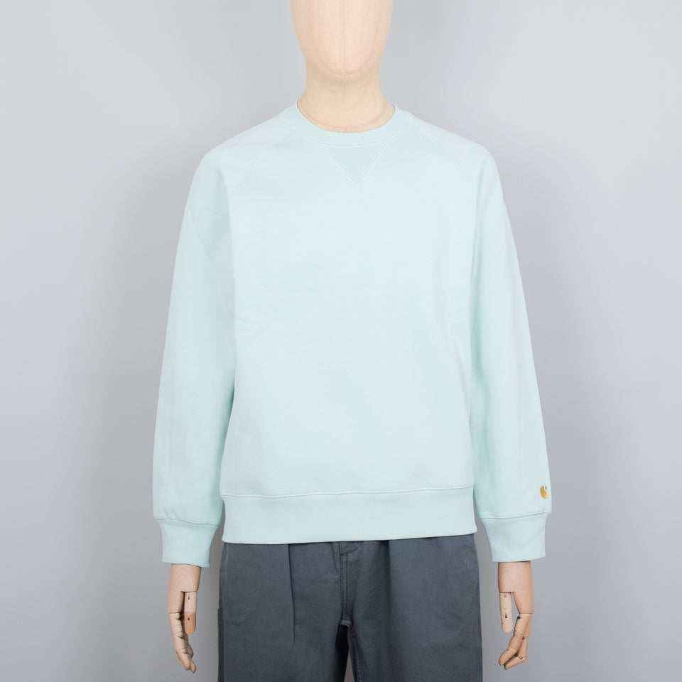 Carhartt WIP Chase Sweat - Pale Spearmint/Gold