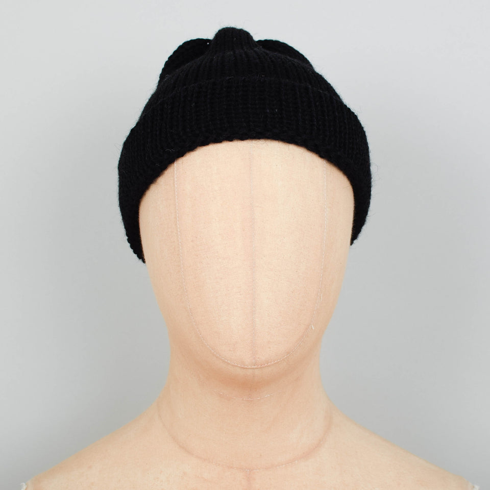 Universal Works Short Watch Cap British Wool - Black