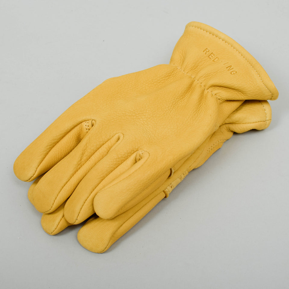 Red Wing Leather Lined Gloves - Yellow