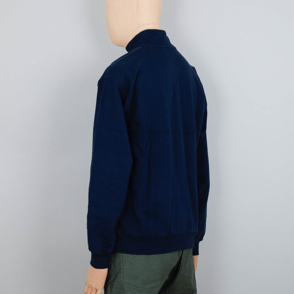 Colorful Standard Organic Quarter Zip - Navy Blue