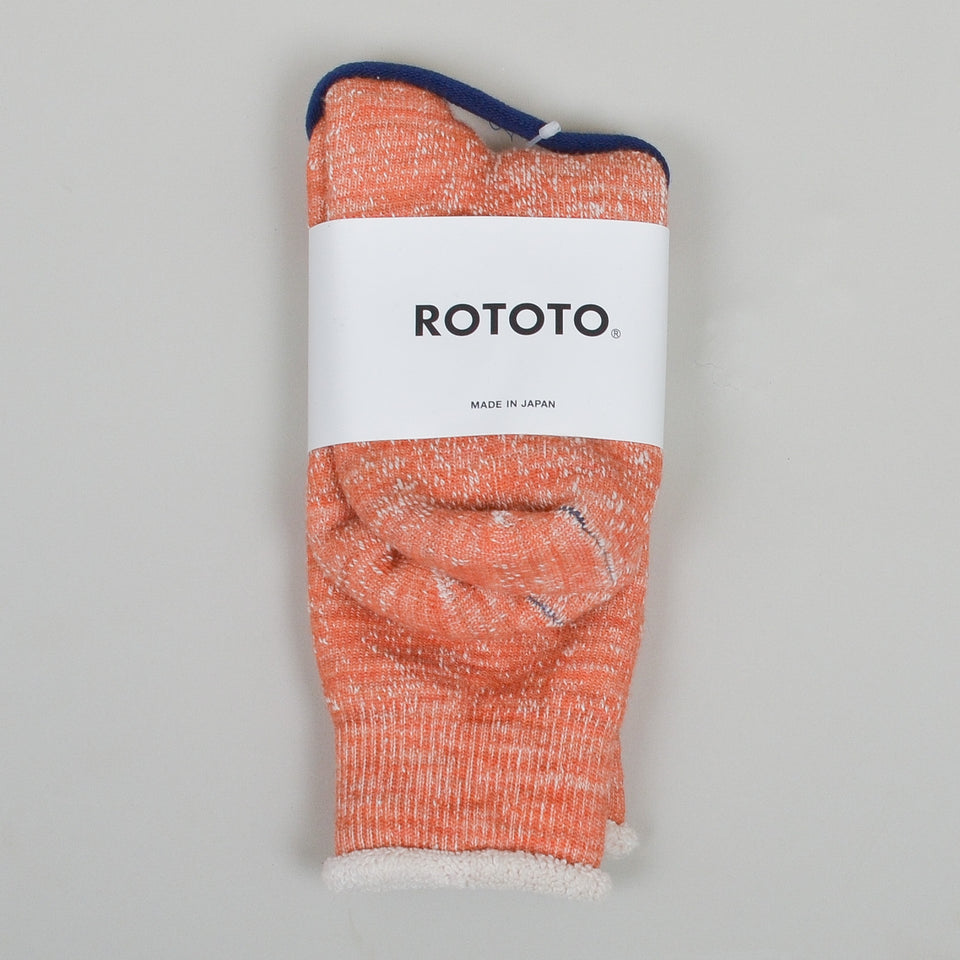 RoToTo Double Faced Socks - Orange