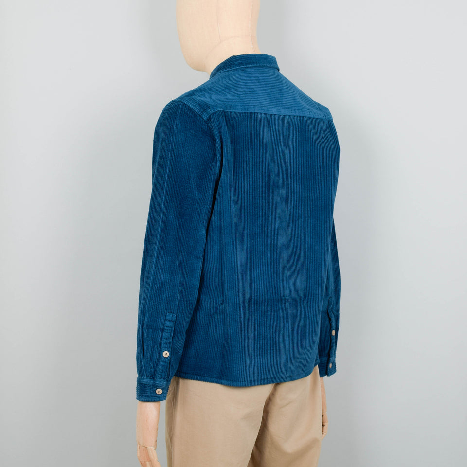 Folk Patch Shirt Heavy Cord - Dark Cyan