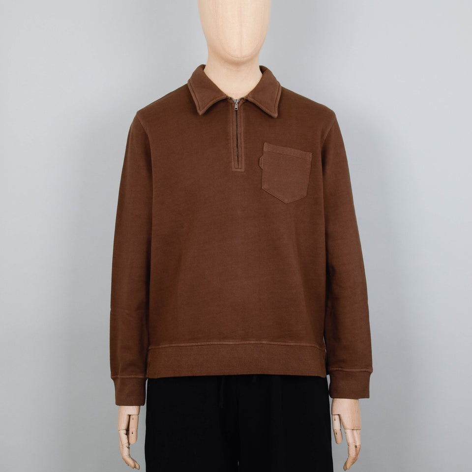 YMC Sugden Sweatshirt - Brown