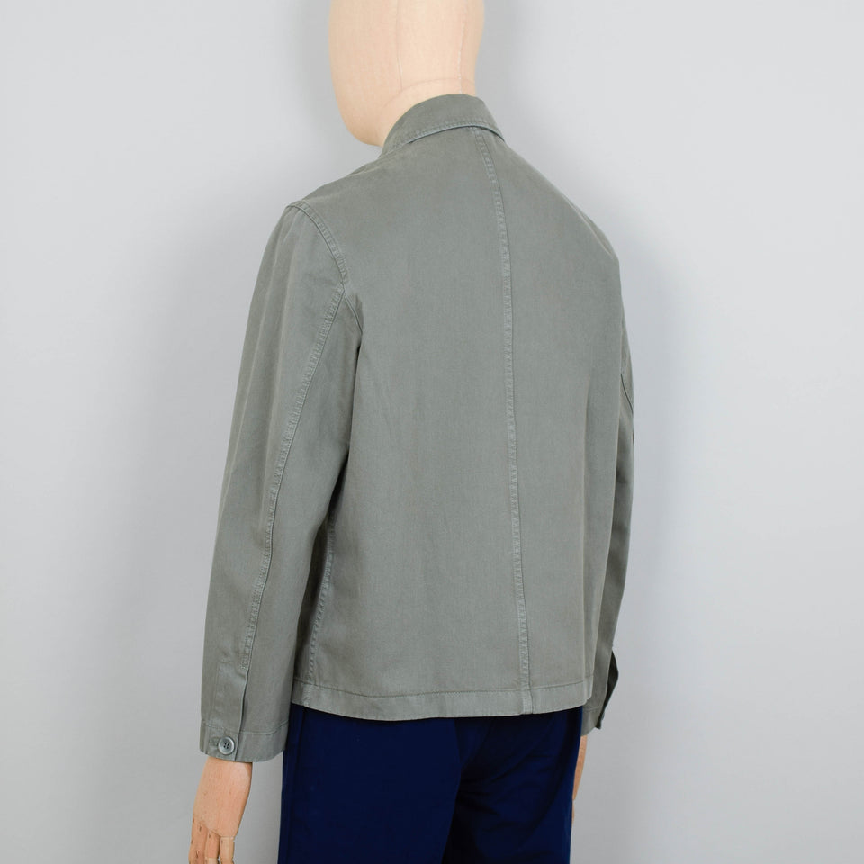 Norse Projects Tyge Broken Twill Overshirt - Dried Sage Green