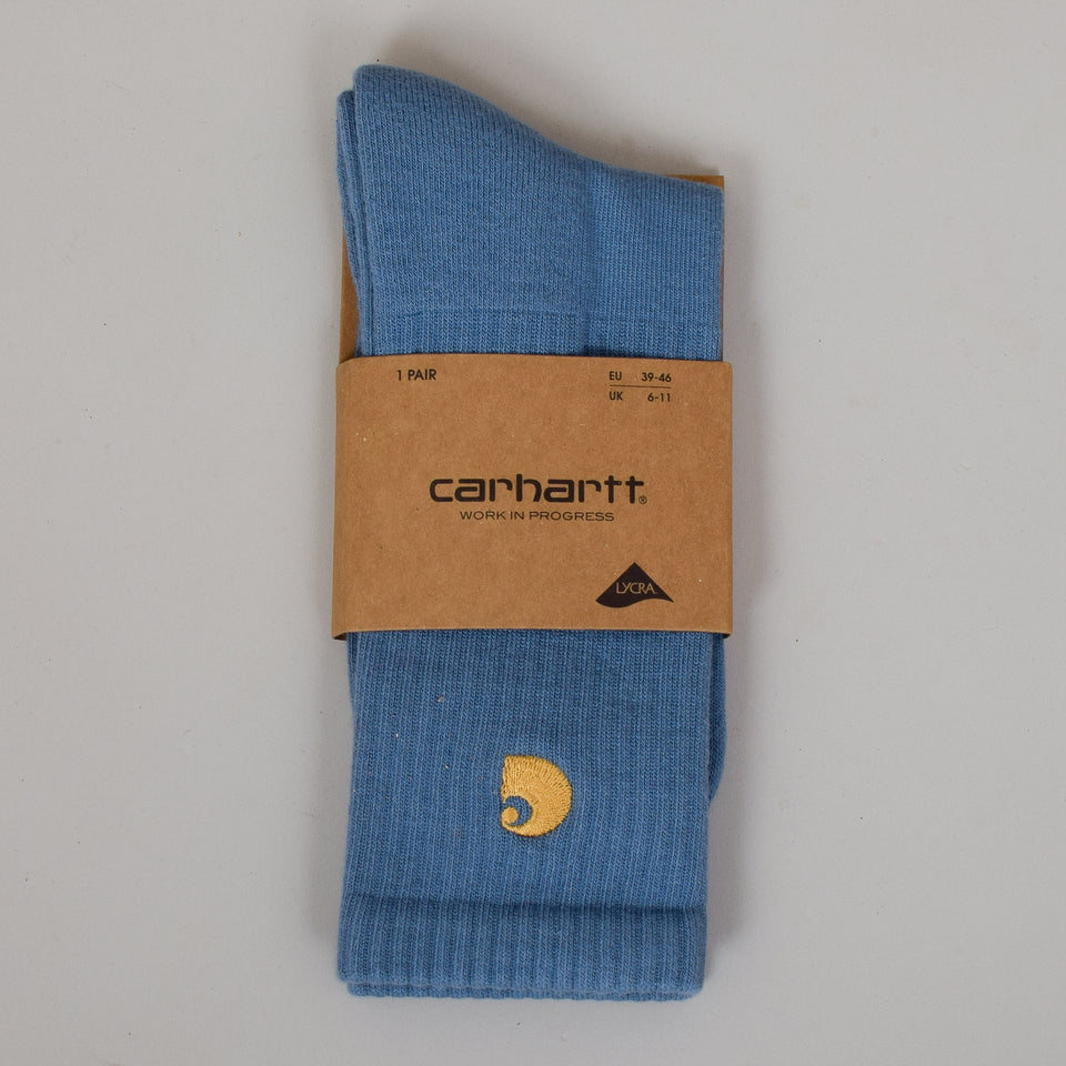 Carhartt Chase Socks - Icy Water/Gold