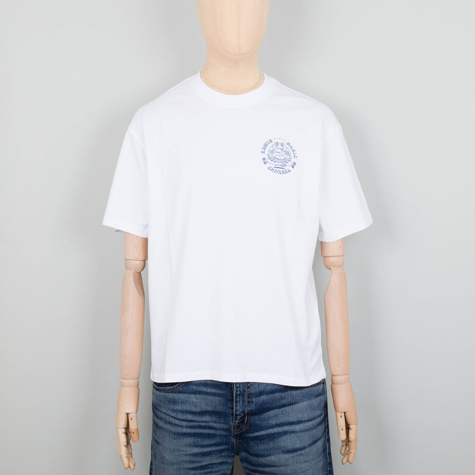 Edwin Music Channel T-Shirt - White