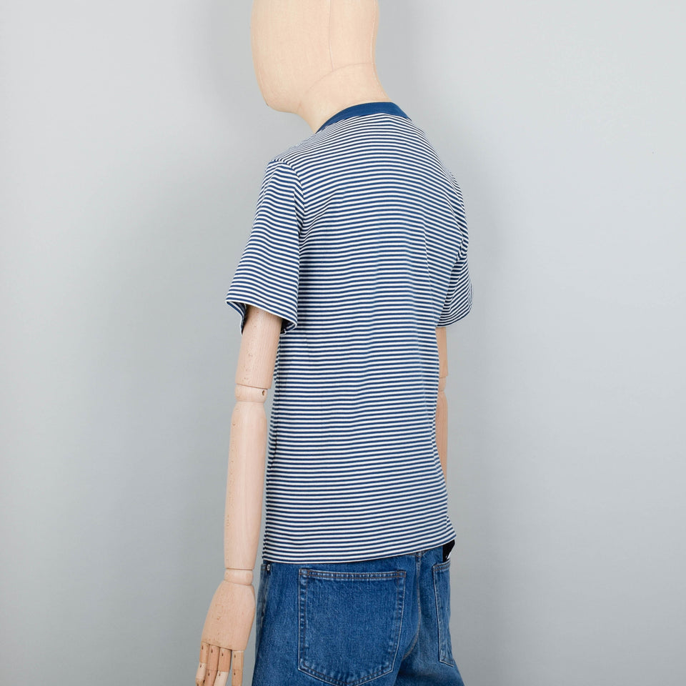 Armor Lux T.Shirt Striped Heritage - Libeccio/Nature