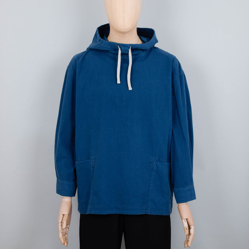 Snow Peak Natural Dyed Recycled Cotton Parka - Blue