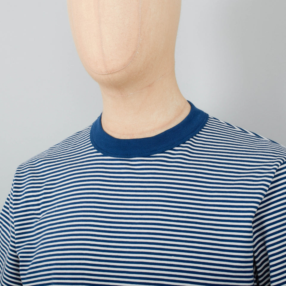 Armor Lux T.Shirt Striped Heritage - Libeccio/Nature