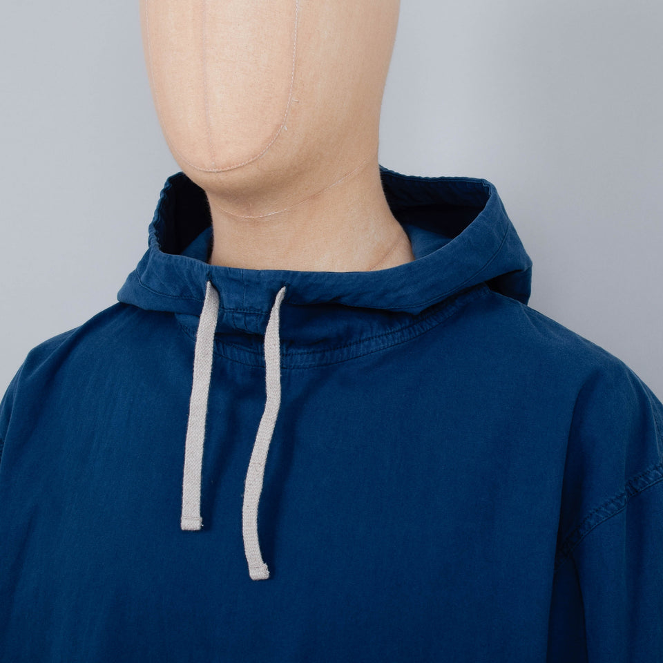 Snow Peak Natural Dyed Recycled Cotton Parka - Blue