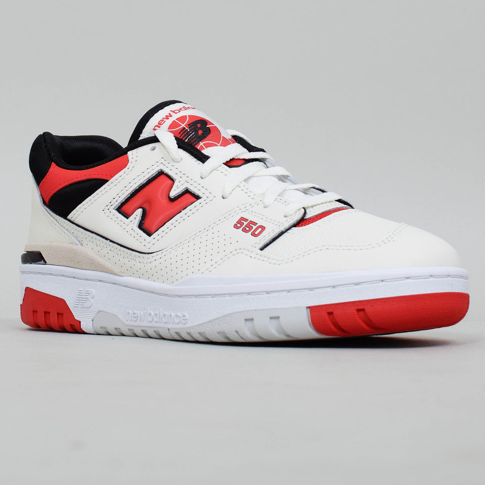 New Balance 550 - Seasalt/Red (BB550VTB)