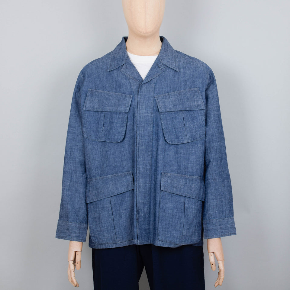 Universal Works Jungle Jacket Chambray - Indigo