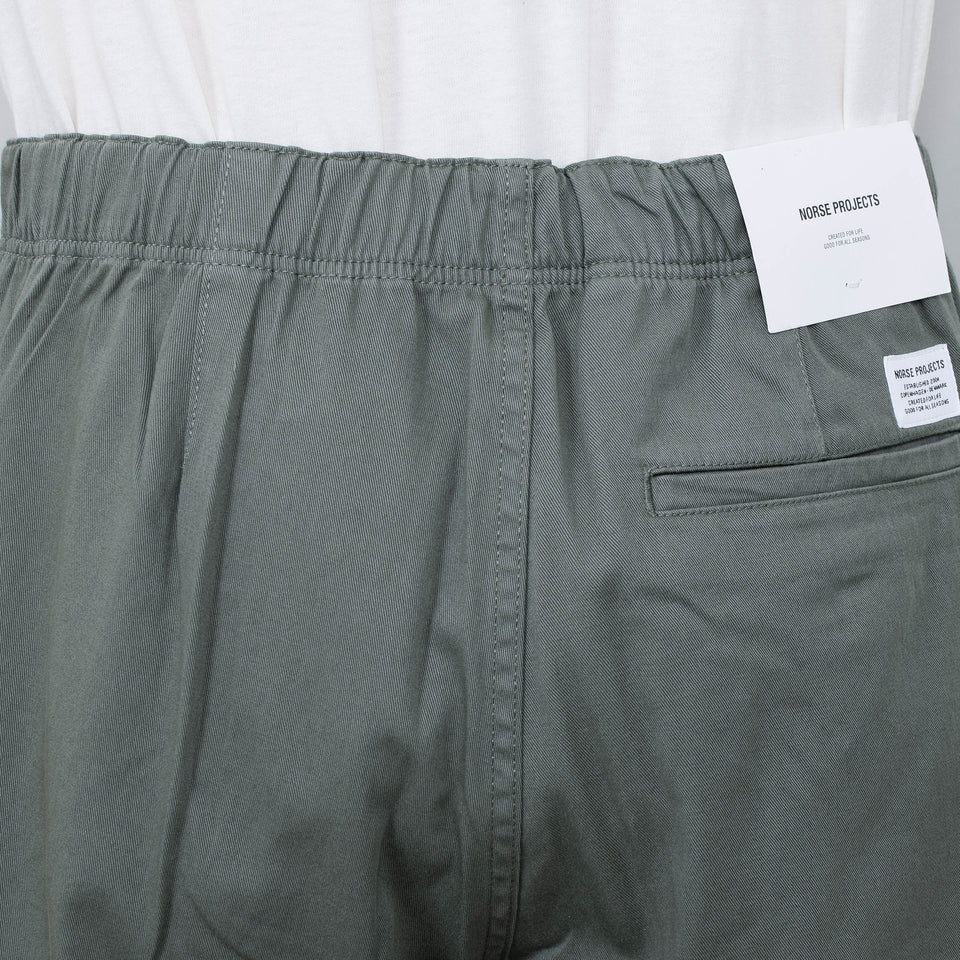 Norse Projects Ezra Light Stretch Trouser - Dried Sage Green