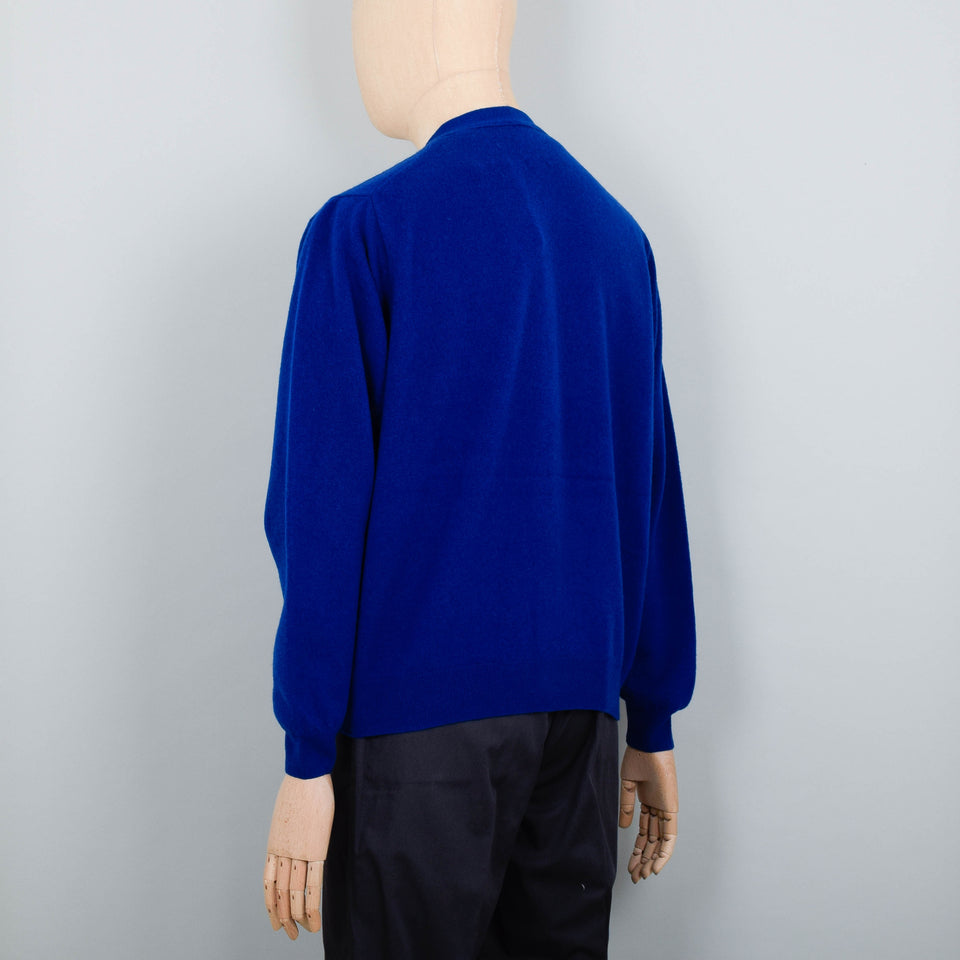 Danton V Neck Cardigan - Royal Blue
