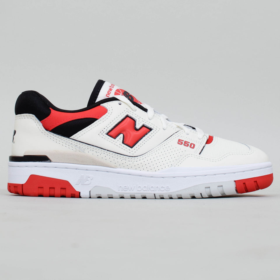 New Balance 550 - Seasalt/Red (BB550VTB)