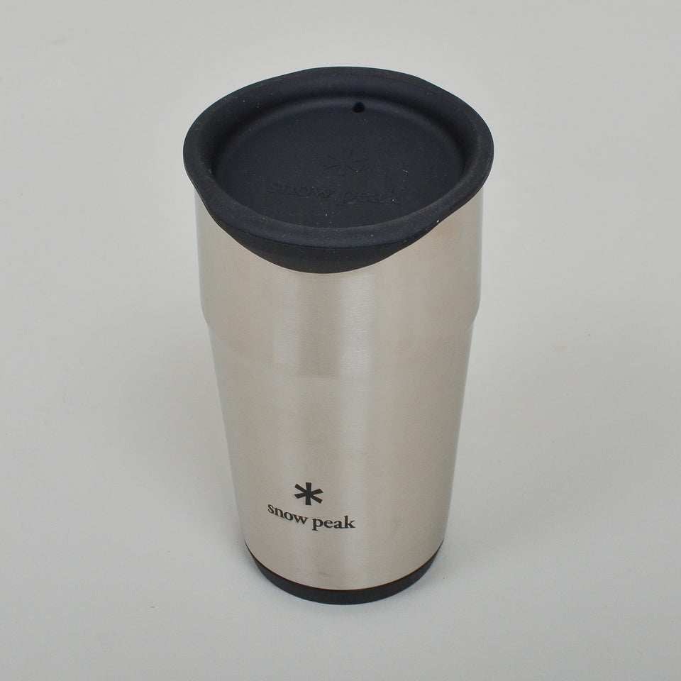 Snow Peak Vacuum Beer Tumbler 16oz - Silver