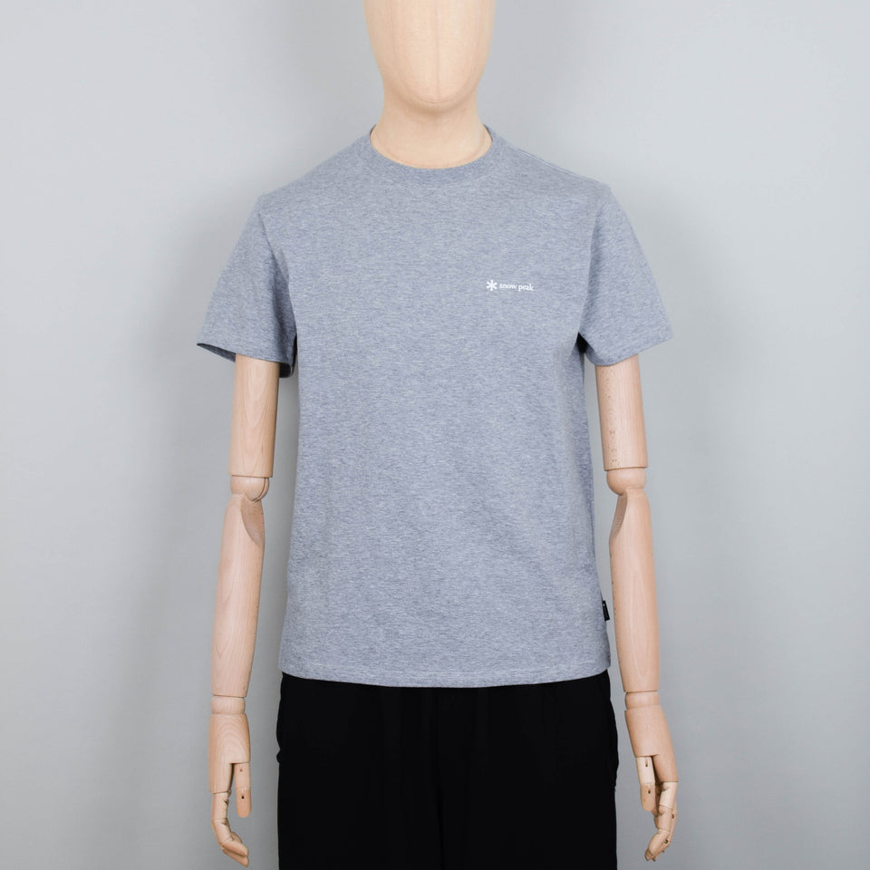 Snow Peak Logo T Shirt - M.Grey
