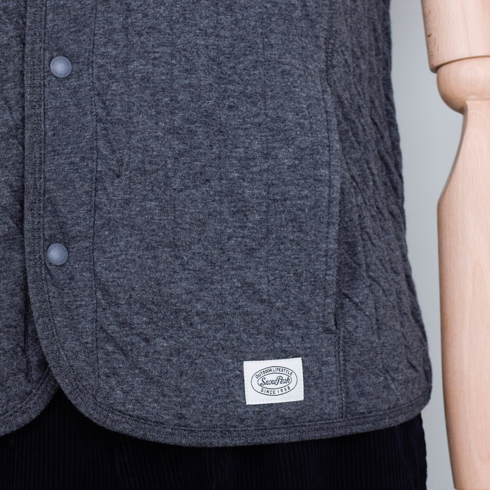 Snow Peak Natural Warm Stretch Vest - Grey