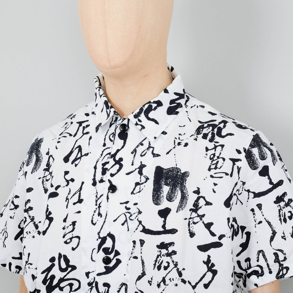 Edwin Private Letter Shirt - Black / White