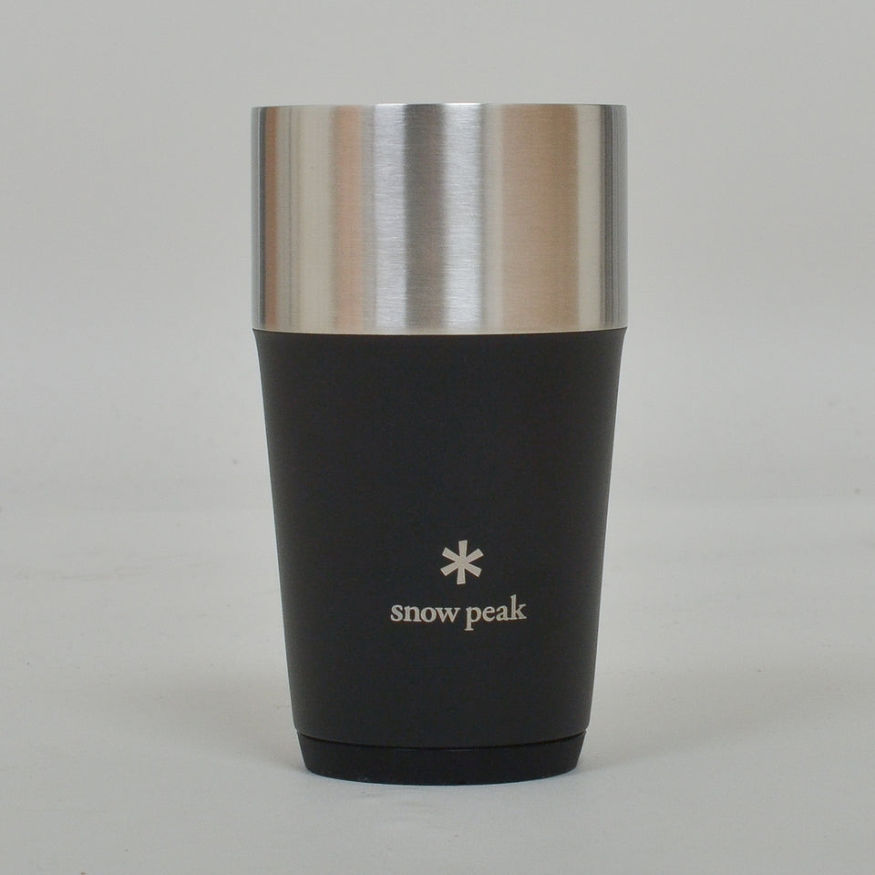 Snow Peak Vacuum Beer Tumbler 16oz - Black