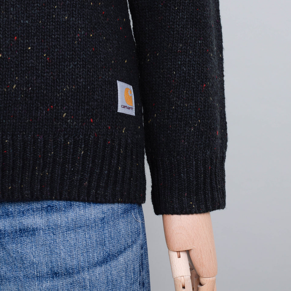 Carhartt WIP Anglistic Sweater  - Speckled Dark Cedar