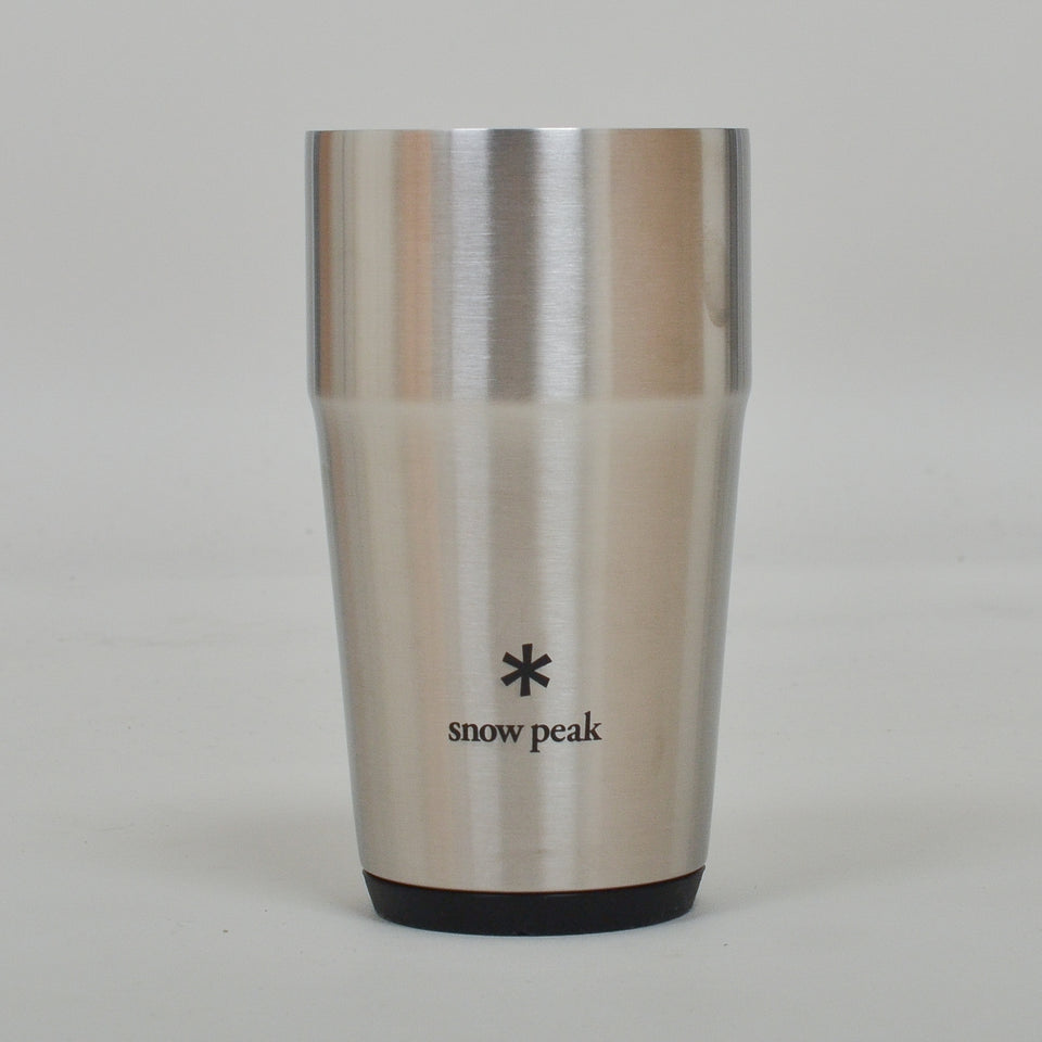 Snow Peak Vacuum Beer Tumbler 16oz - Silver