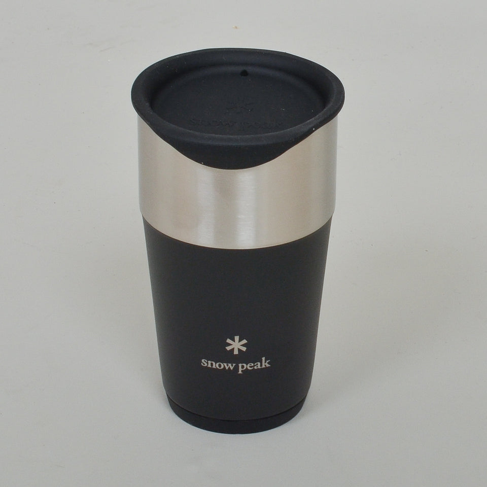 Snow Peak Vacuum Beer Tumbler 16oz - Black