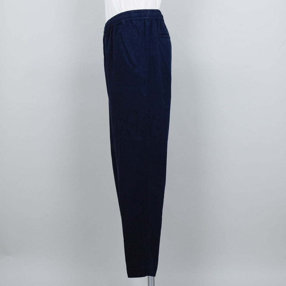 Folk Drawcord Assembly Pant - Soft Navy Linen