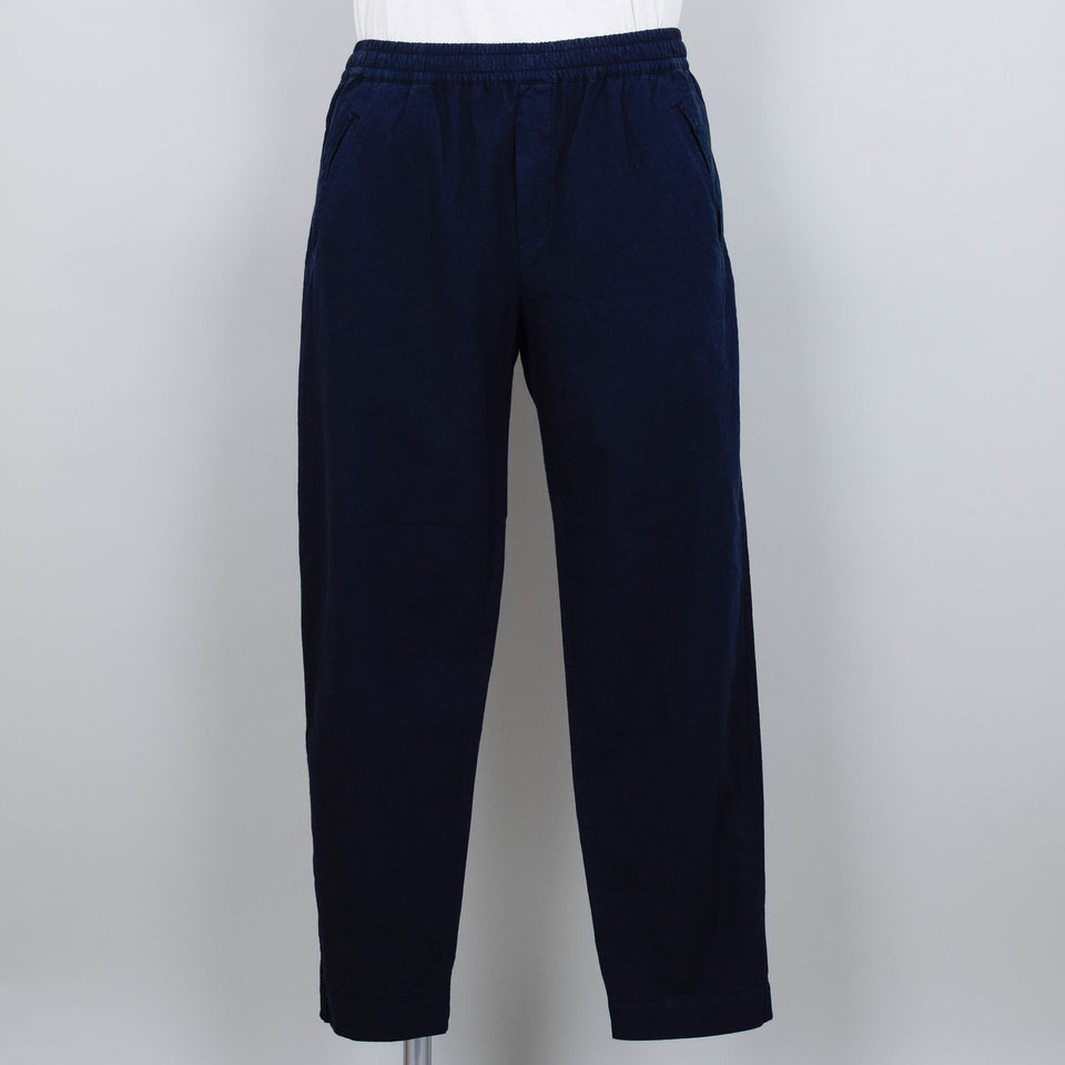 Folk Drawcord Assembly Pant - Soft Navy Linen