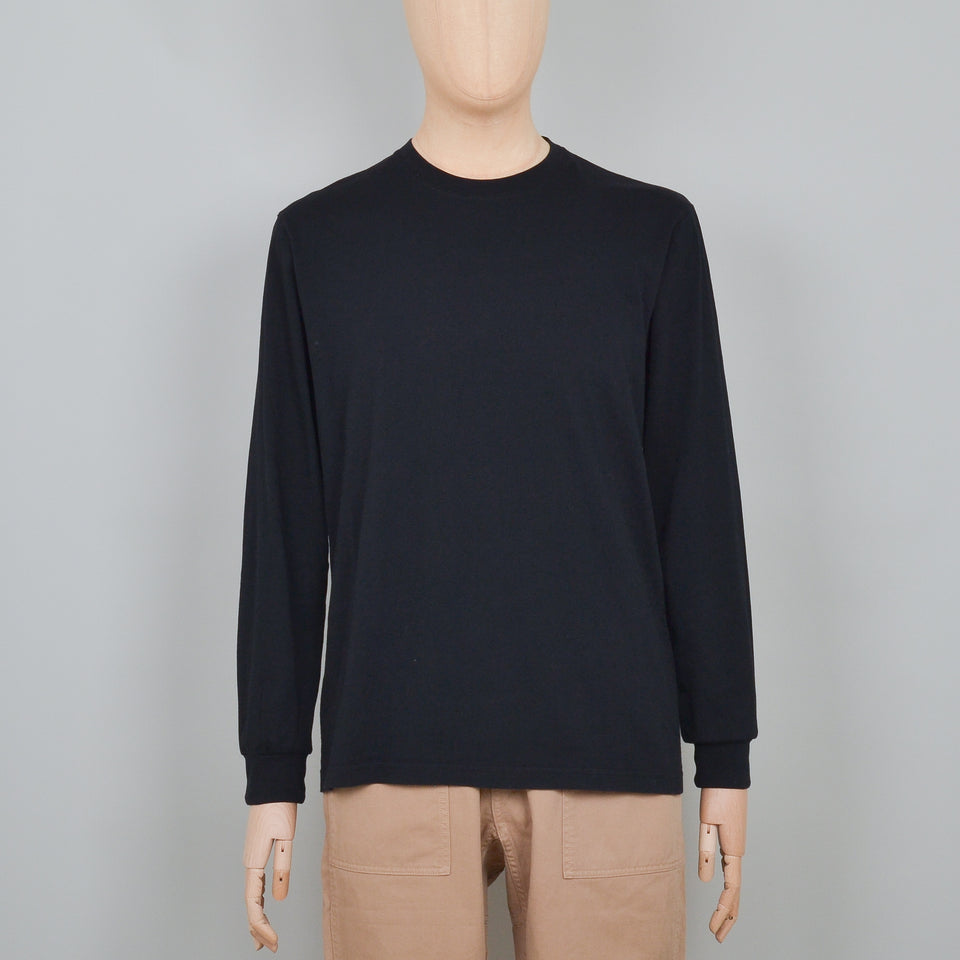 Colorful Standard Oversized Organic LS T-Shirt - Deep Black
