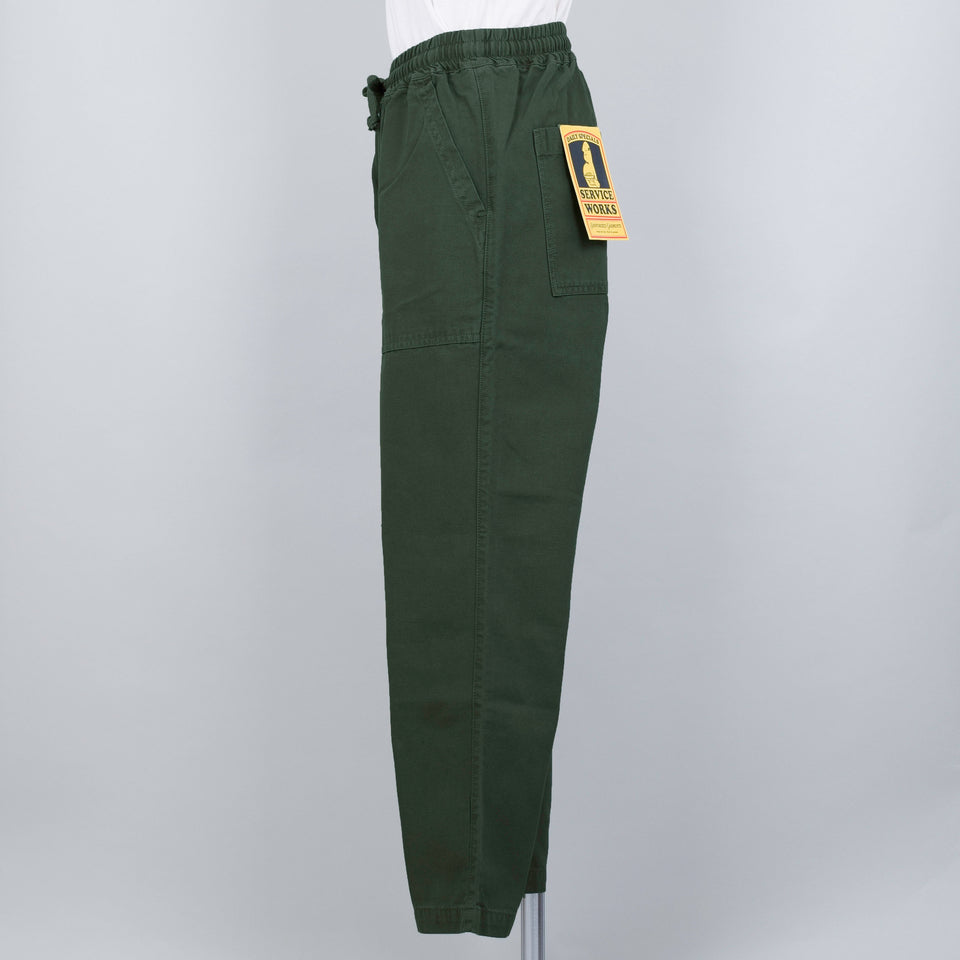 Service Works Classic Canvas Chef Pants - Olive