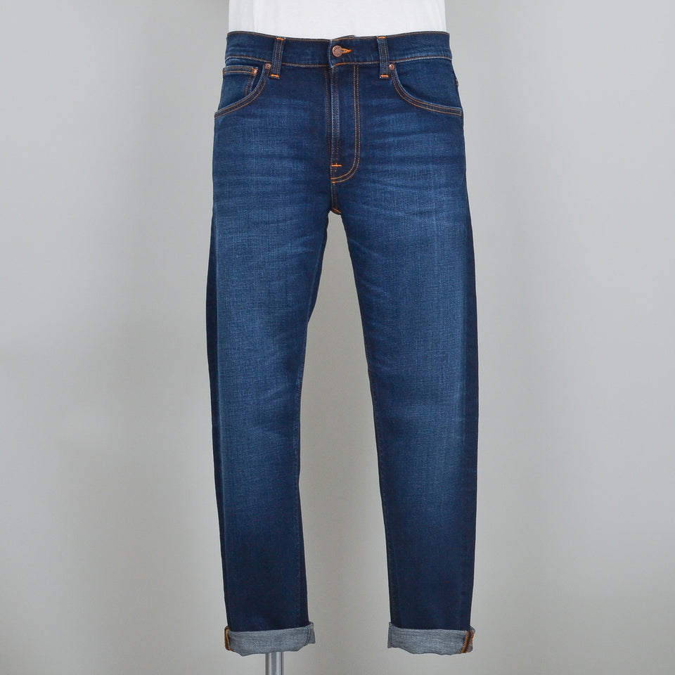 Nudie Jeans Lean Dean - Dark Deep Worn