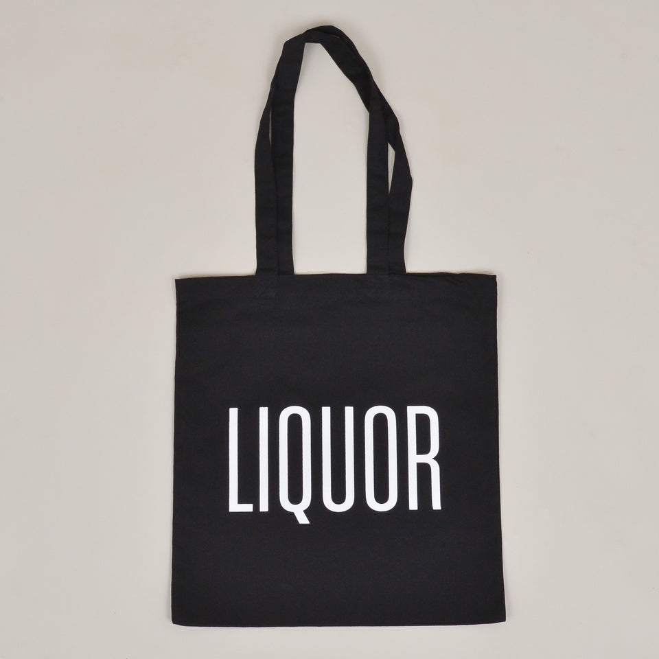 Liquor Store Tote Bag - Black