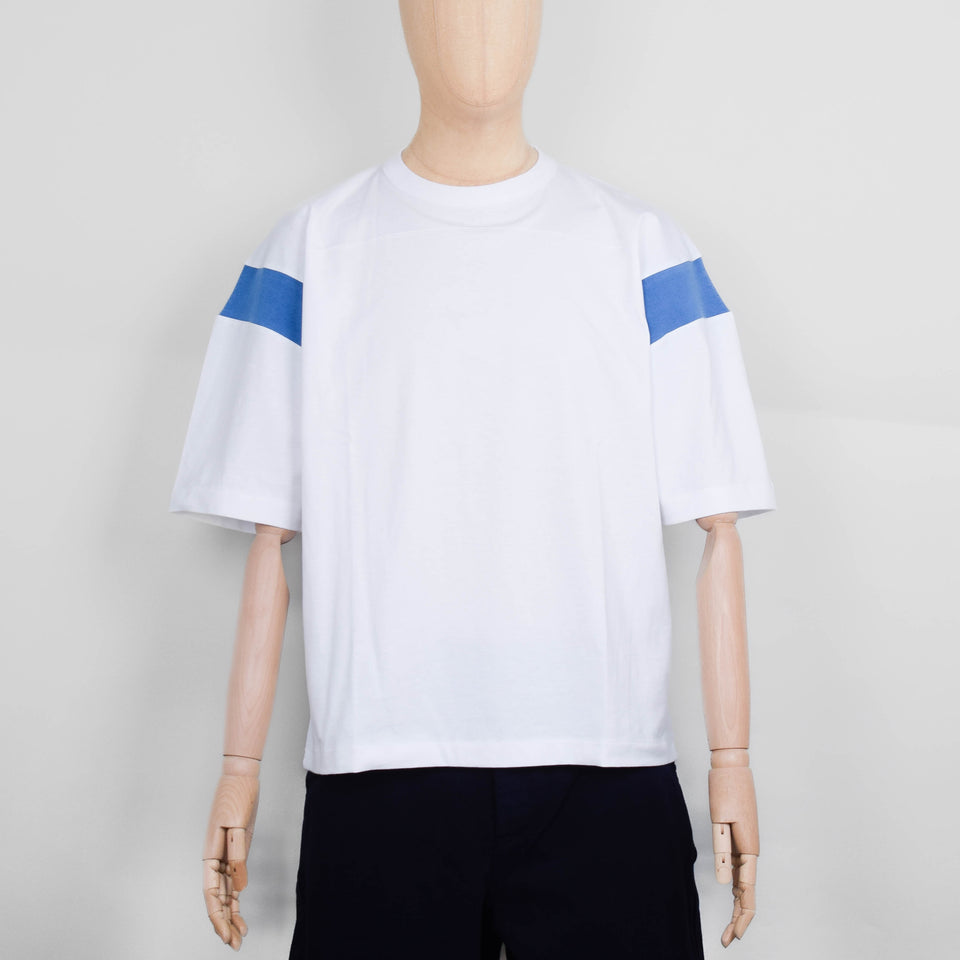 YMC Skate T-Shirt - White / Blue