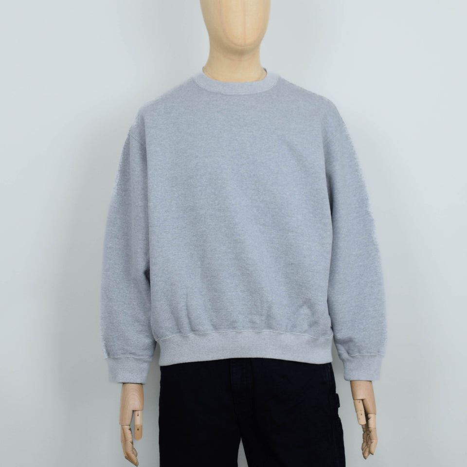 Orslow Relaxed Fit Dense-Knit Sweatshirt - Heather Grey