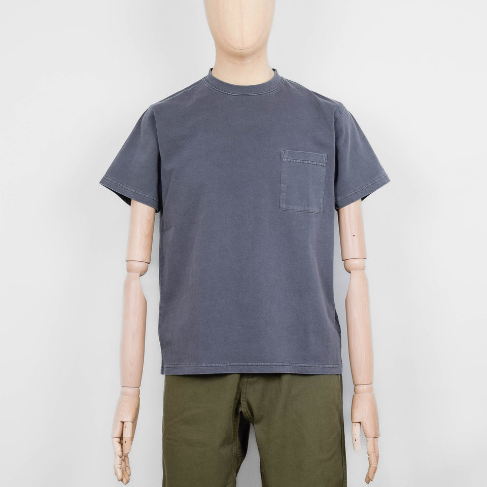 Snow Peak Garment Dyed T-Shirt - Charcoal
