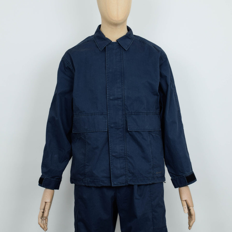 Snow Peak Pigment Washed Jacket - Navy