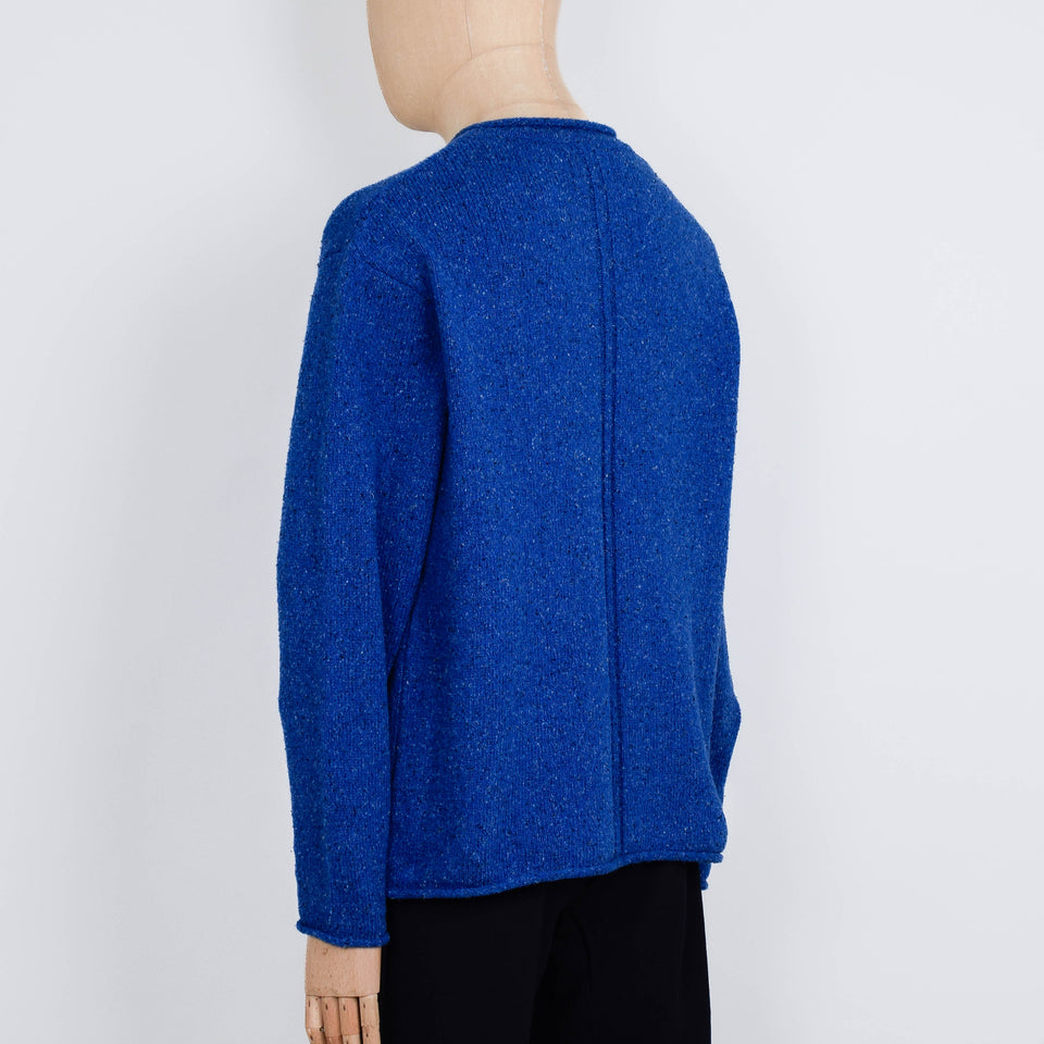 Folk Slouch Crew - Bright Blue