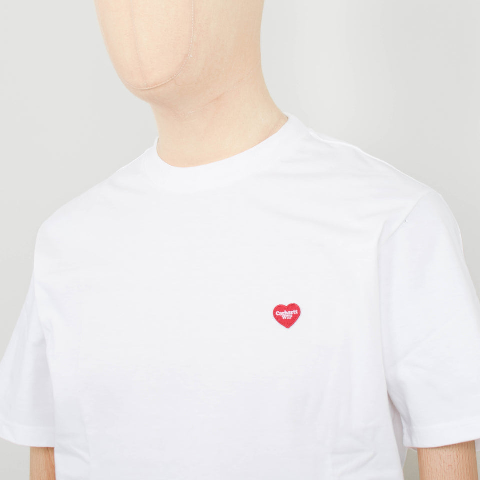 Carhartt S/S Small Heart T-Shirt - White