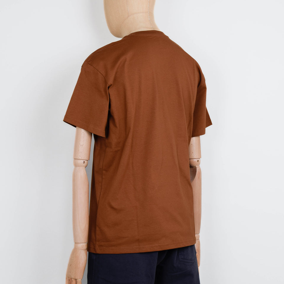 Carhartt WIP S/S Chase T-Shirt - Hamilton Brown/ Gold