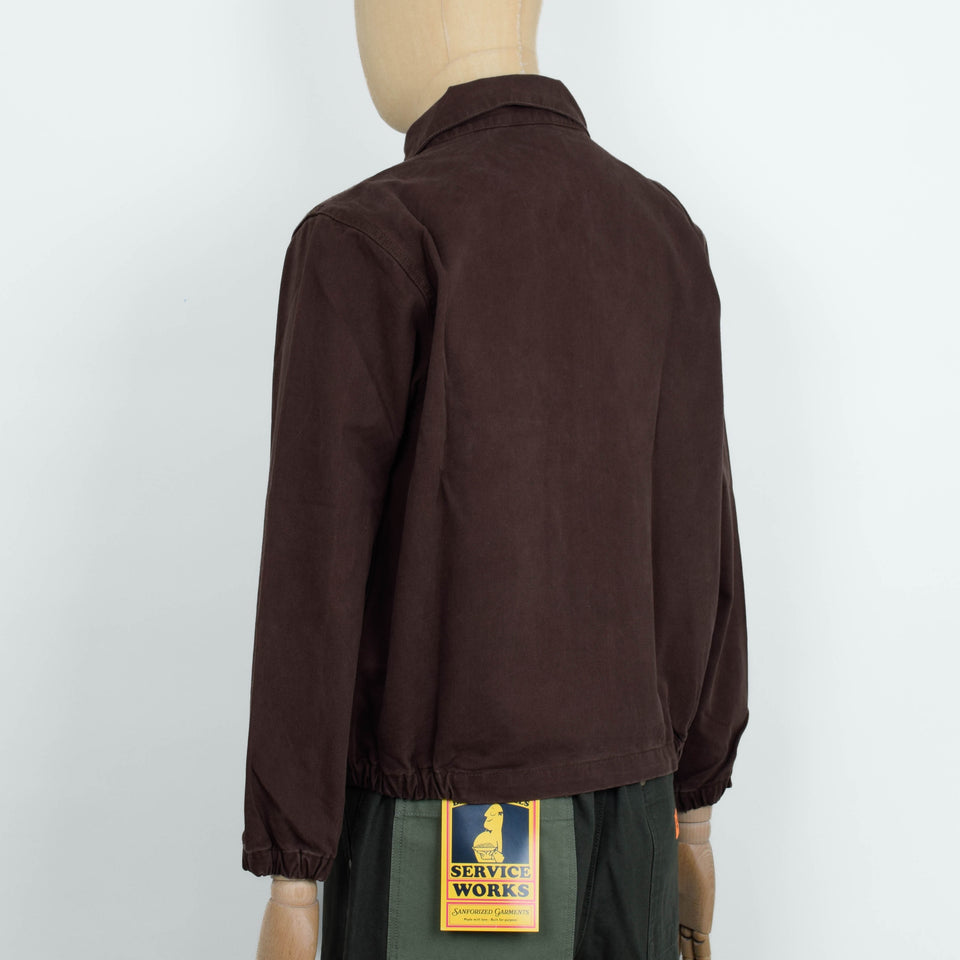Service Works Twill Work Jacket - Brown